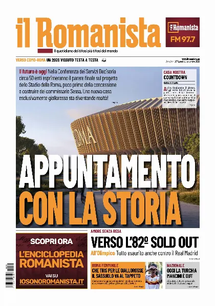 Prima pagina Il Romanista