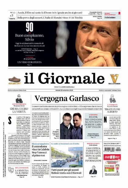 Prima pagina il Giornale