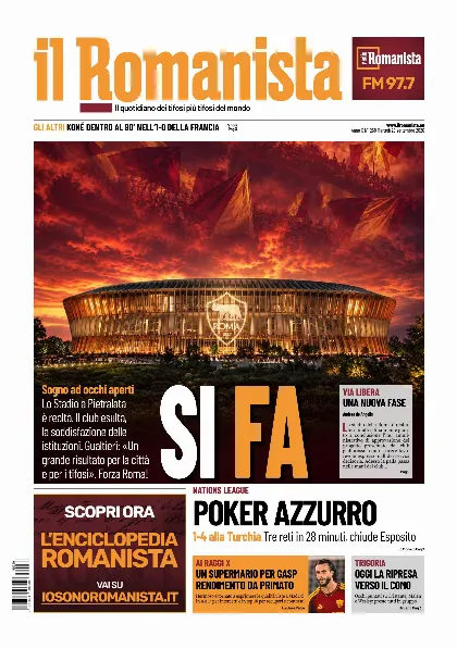 Prima pagina Il Romanista