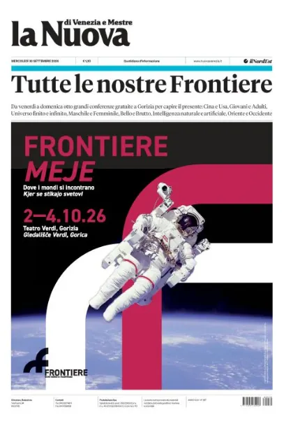 Prima pagina La Nuova di Venezia e Mestre | Venezia e Mestre