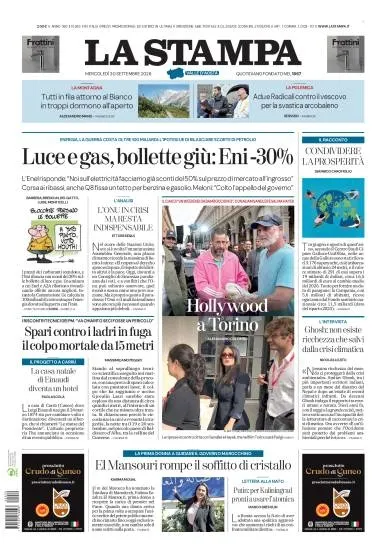Prima pagina La Stampa | Aosta