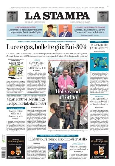 Prima pagina La Stampa | Milano