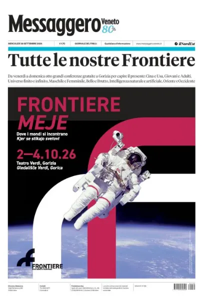 Prima pagina Messaggero Veneto | Udine