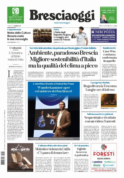 Prima pagina Bresciaoggi