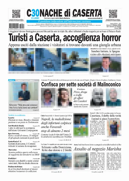 Prima pagina Cronache di Caserta