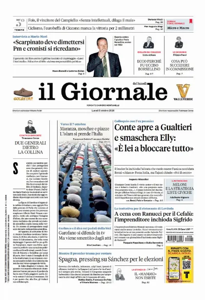 Prima pagina il Giornale