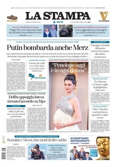 Prima pagina La Stampa | Torino