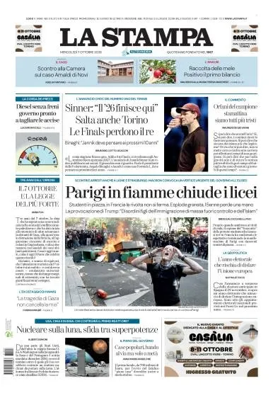 Prima pagina La Stampa | Alessandria