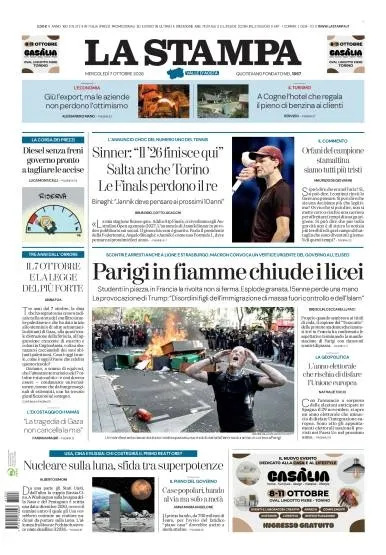 Prima pagina La Stampa | Aosta