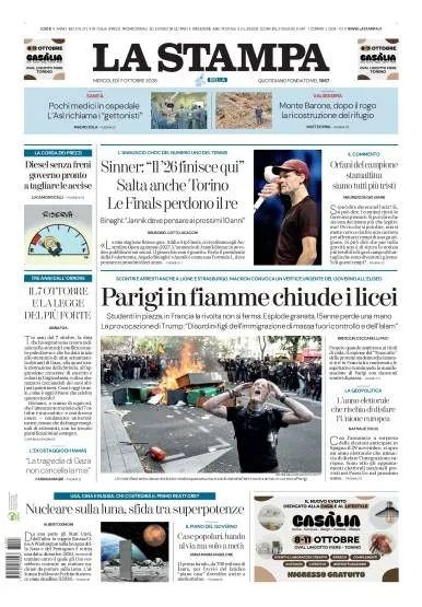 Prima pagina La Stampa | Biella