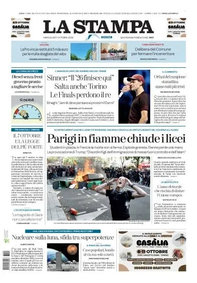 Prima pagina La Stampa | Savona