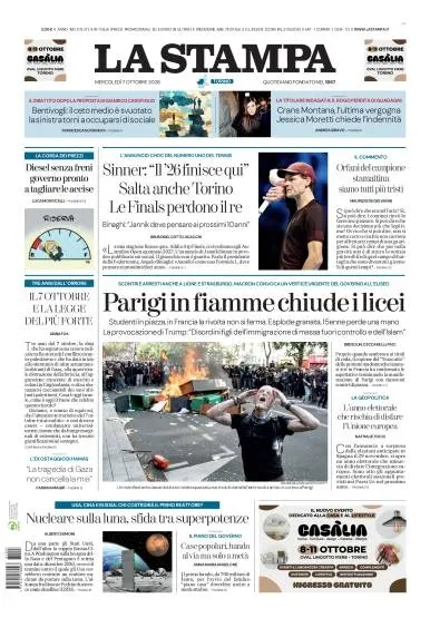 Prima pagina La Stampa | Torino