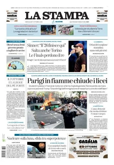 Prima pagina La Stampa | Vercelli