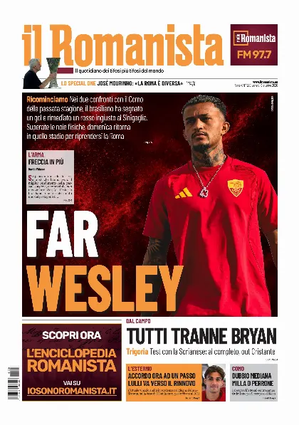 Prima pagina Il Romanista
