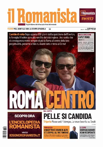Prima pagina Il Romanista