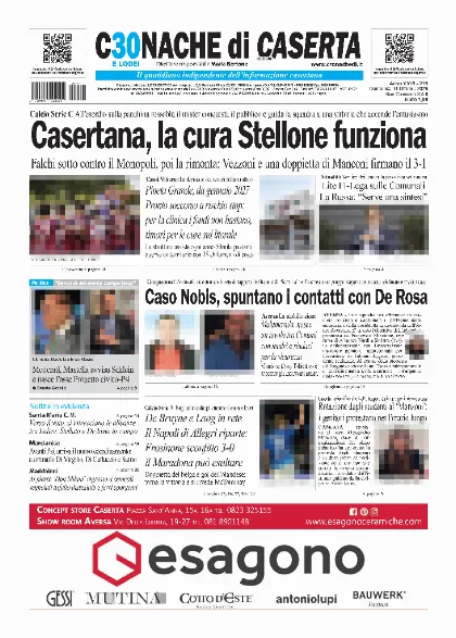Prima pagina Cronache di Caserta