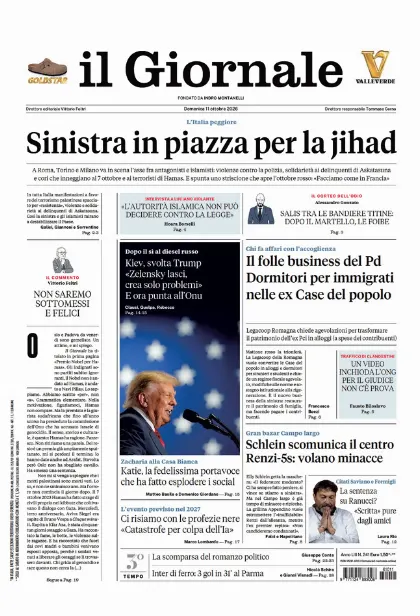 Prima pagina il Giornale