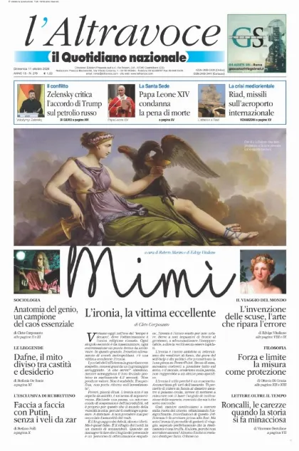 Prima pagina Il Quotidiano del Sud | L'Altravoce
