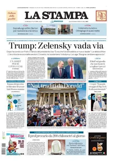 Prima pagina La Stampa | Alessandria
