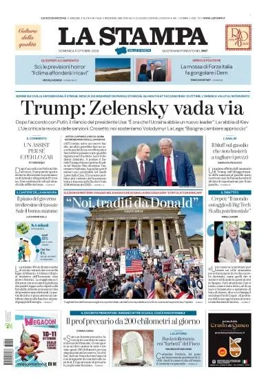 Prima pagina La Stampa | Aosta