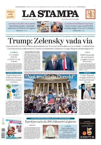 Prima pagina La Stampa | Milano