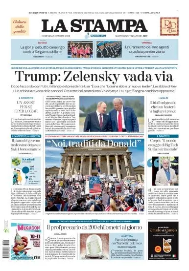 Prima pagina La Stampa | Novara