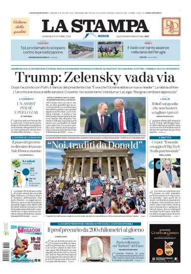 Prima pagina La Stampa | Savona