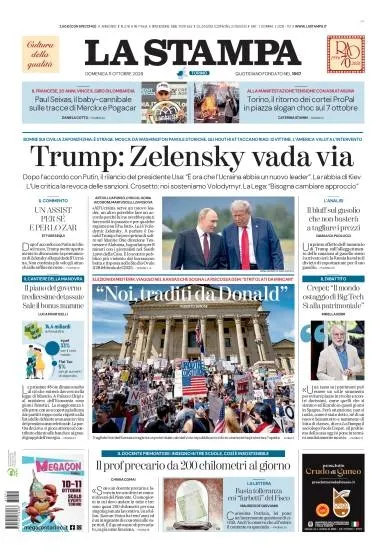 Prima pagina La Stampa | Torino