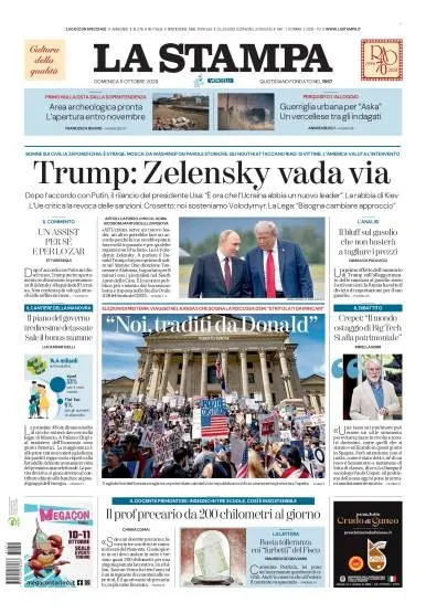 Prima pagina La Stampa | Vercelli
