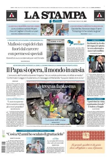 Prima pagina La Stampa | Asti