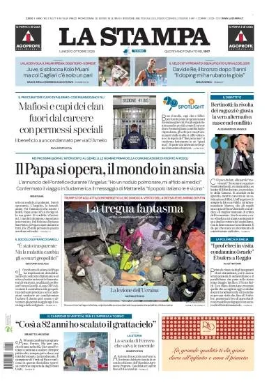 Prima pagina La Stampa | Torino