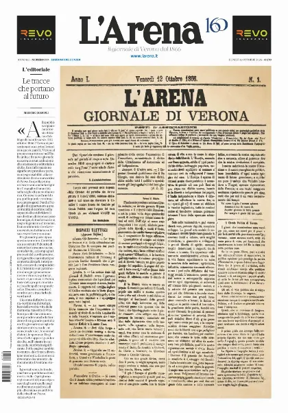 Prima pagina L'Arena