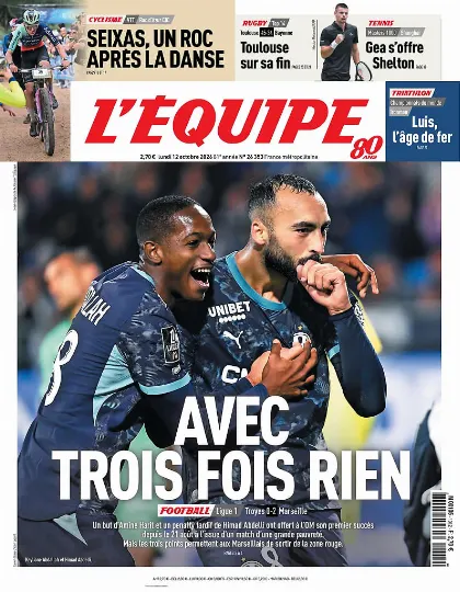 Prima pagina L Equipe