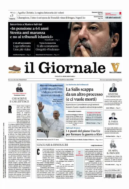 Prima pagina il Giornale