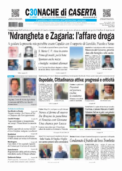 Prima pagina Cronache di Caserta
