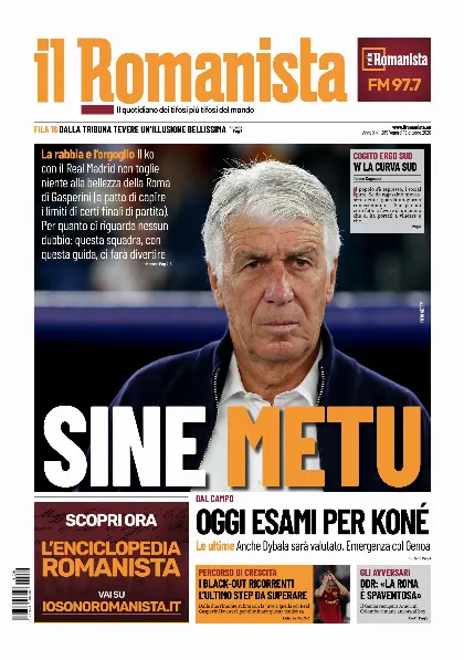 Prima pagina Il Romanista