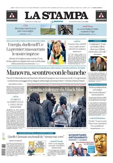 Prima pagina La Stampa | Alessandria