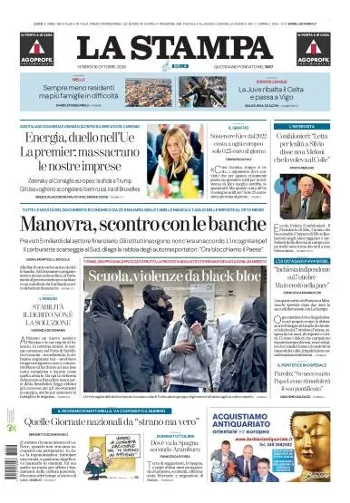 Prima pagina La Stampa | Biella