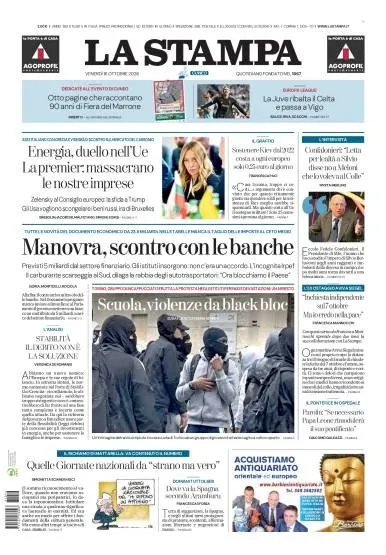 Prima pagina La Stampa | Cuneo