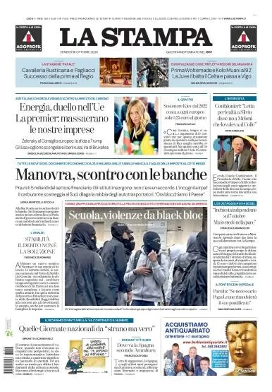Prima pagina La Stampa | Milano