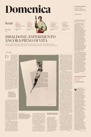 Prima pagina Il Sole 24 Ore