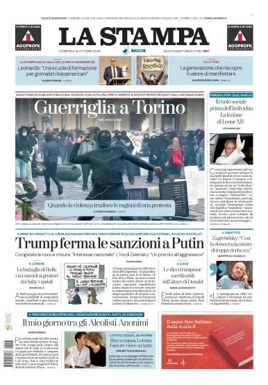 Prima pagina La Stampa | Torino