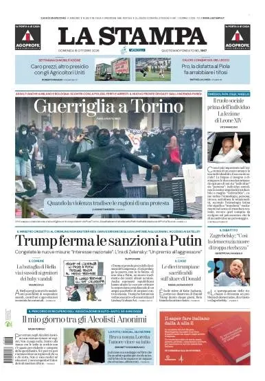 Prima pagina La Stampa | Vercelli