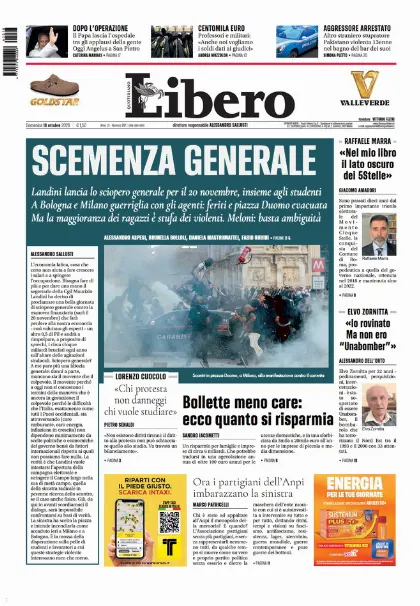 Prima pagina Libero