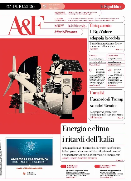 Prima pagina la Repubblica