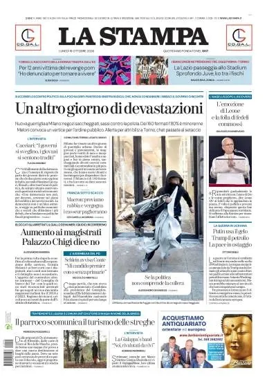 Prima pagina La Stampa