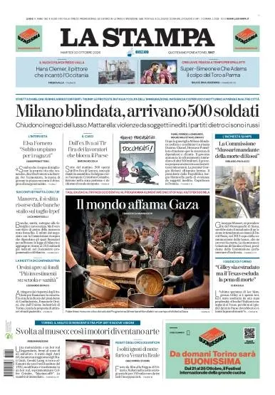 Prima pagina La Stampa | Cuneo