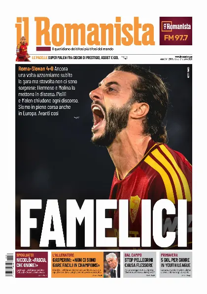 Prima pagina Il Romanista