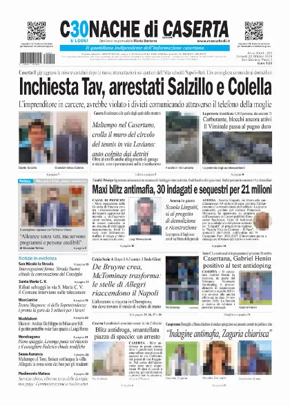 Prima pagina Cronache di Caserta