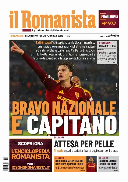 Prima pagina Il Romanista